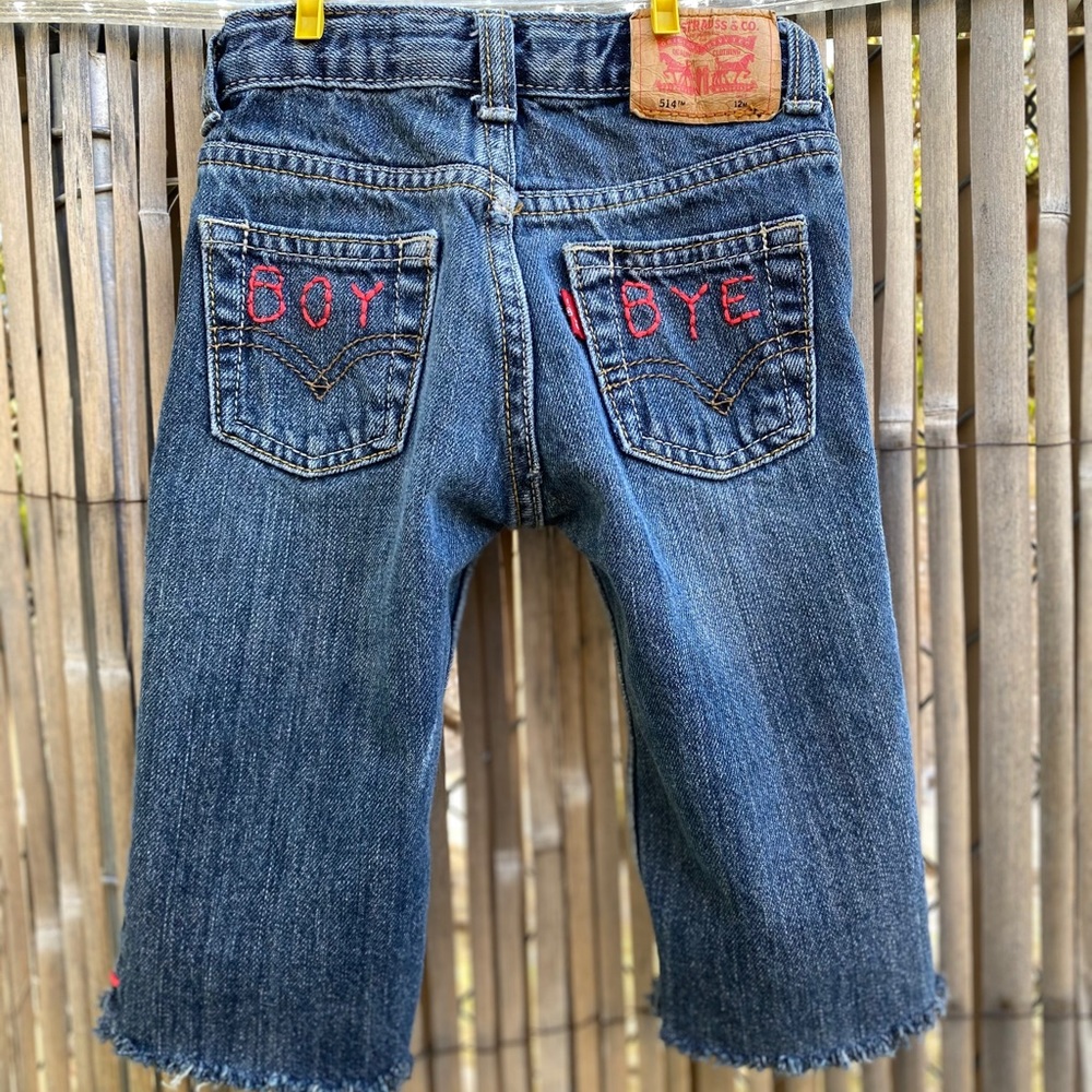 Girl Hi, Boy Bye Levi’s 514 Baby Jeans